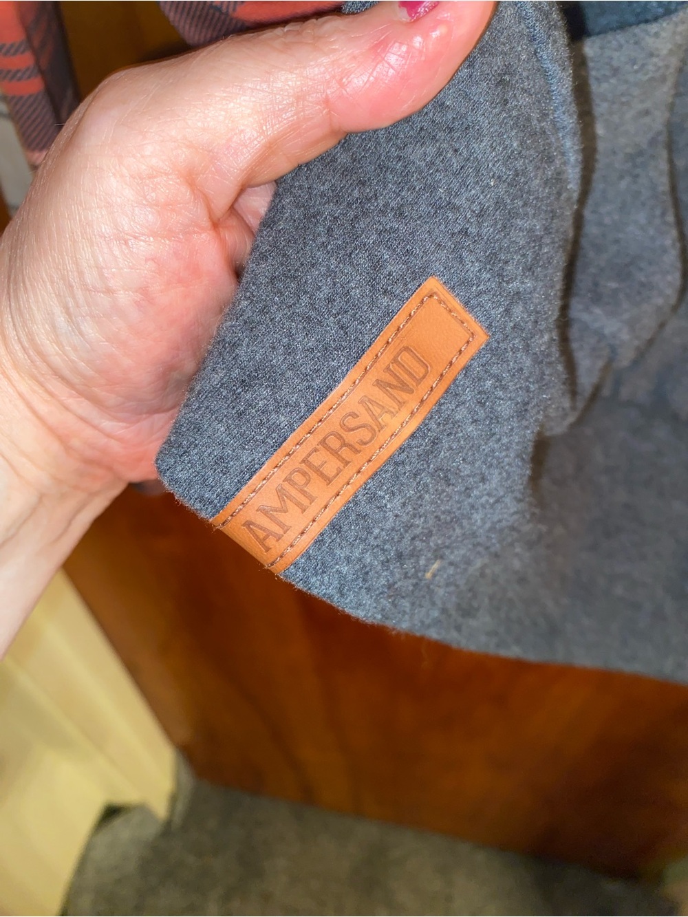 Ampersand Avenue - Half Zip Hooded Sweatshirt -Miss Understood   SZ M NEW - Picture 5 of 6